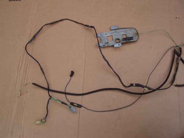 1990 mustang headliner doam light & lighted visor wire harness # et233