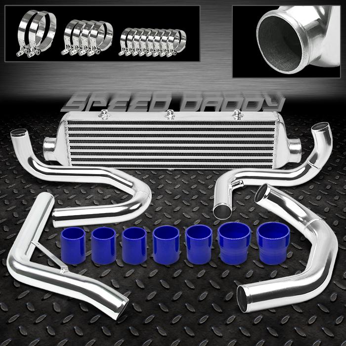 Bolt-on aluminum bar&plate intercooler+piping 99-05 jetta/golf gti mk4/a4 1.8l 