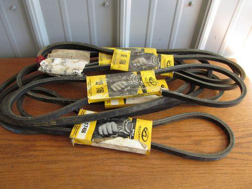 Lot of 8 alliance v-belt #gt 17456  (al-99)