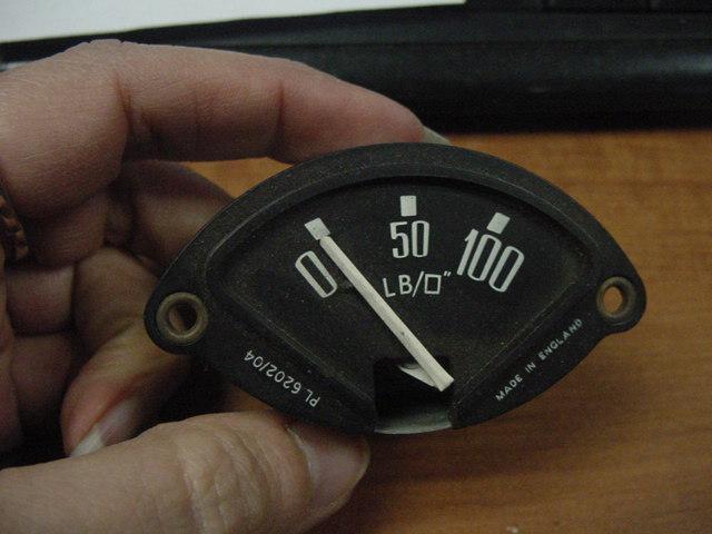 Nos smiths oil pressure gauge singer gazelle mkii 2a 3a 1958-64