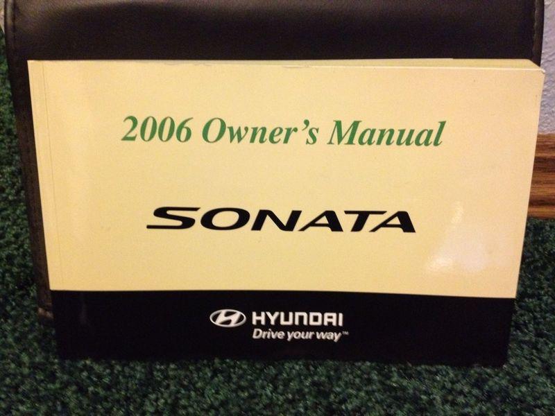 2006 hyundai sonata owners manual