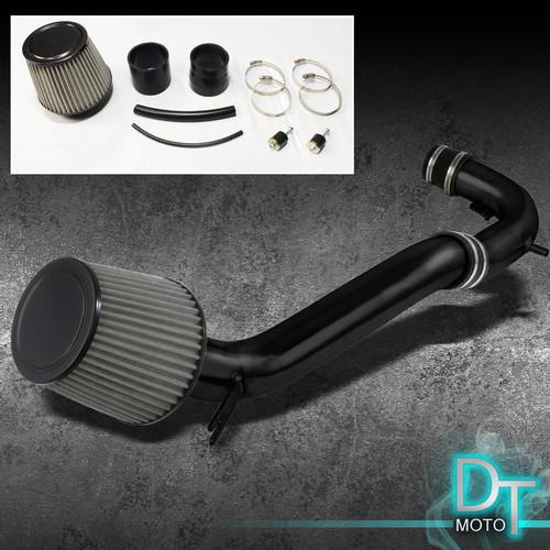 Stainless washable filter+cold air intake 08-12 accord 4cyl 2.4l black aluminum