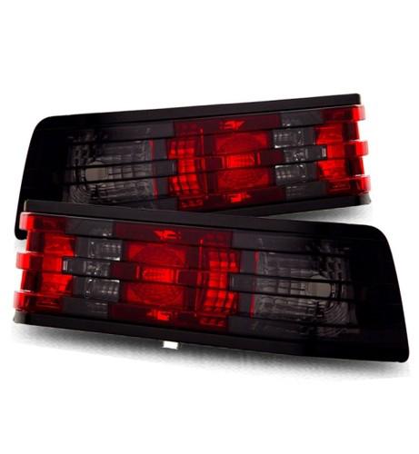 84-93 mercedes benz w201 190e/190d euro red smoked tail lights rear brake lamps