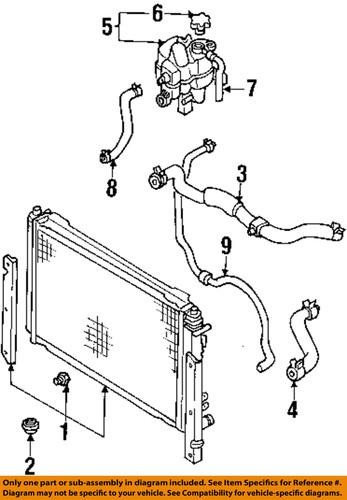 Ford oem 1l8z8a080bb radiator-reservoir