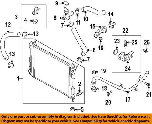 Hyundai oem 253362v000 radiator-lower insulator