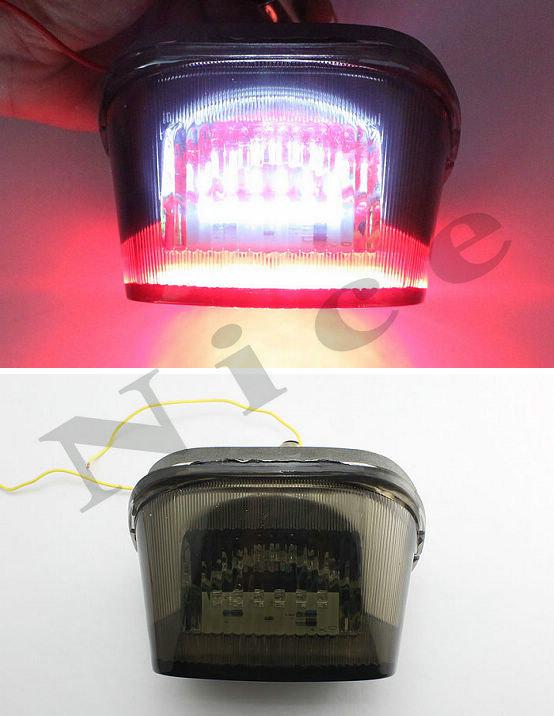 Smoke led tail light brake turn for harley davidson electra glide night train