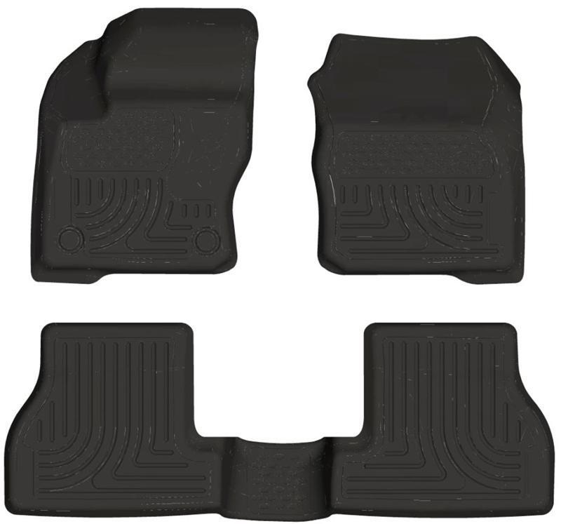 2012 ford focus (4dr/5dr) husky weatherbeater combo black floor liners 98771