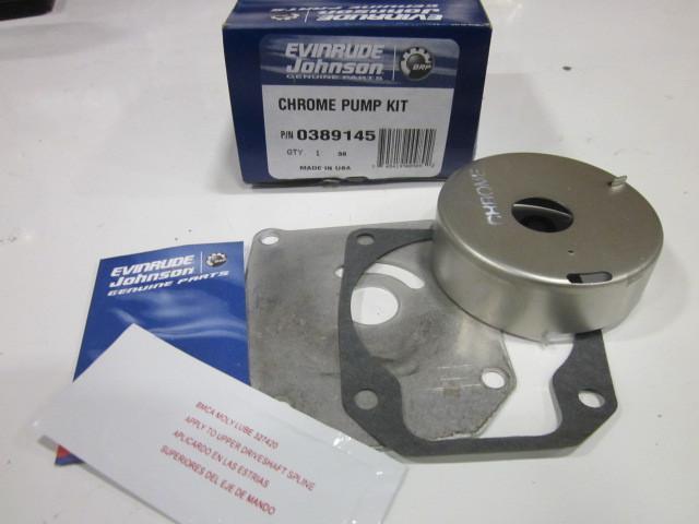 Evinrude johnson chrome rotary pump kit 389145 new