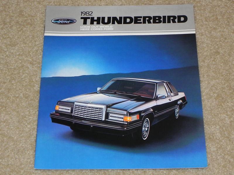 1982 ford thunderbird nos dealer sales brochure from my dealership.  original. 