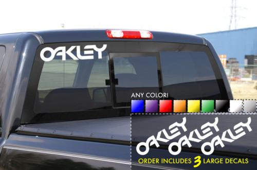 Oakley decal set of 3