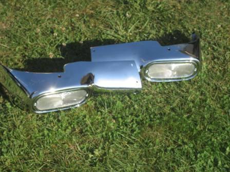 Chevy grill1954 chevy grill park  light housing set complete with bucket /bezels