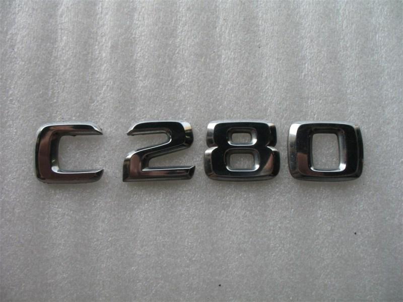 1996 mercedes c c280 rear trunk chrome emblem logo decal 94 95 96 97 98 99 00