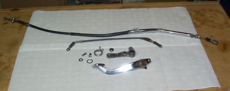 Suzuki 800 intruder, vs800, rear brake, brake pedal, brake cable assy. , 1993