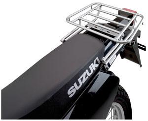 Moose racing expedition rear rack silver suzuki dr650se 96-09