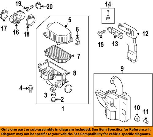 Hyundai oem 28113-1r100 air filter