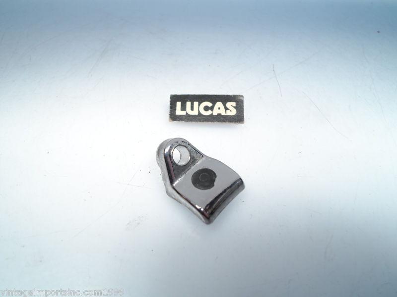 Nos original lucas fog/driving lamp chrome clamps (qty 2)  535009