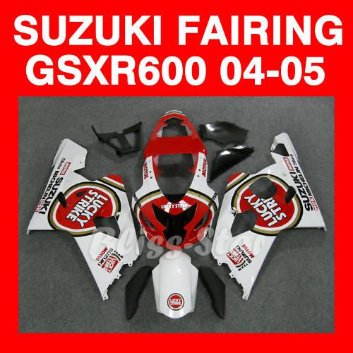 Injection fairing kit fit gsxr600 gsxr750 gsx-r600 gsx-r750 w13 2004-2005 f