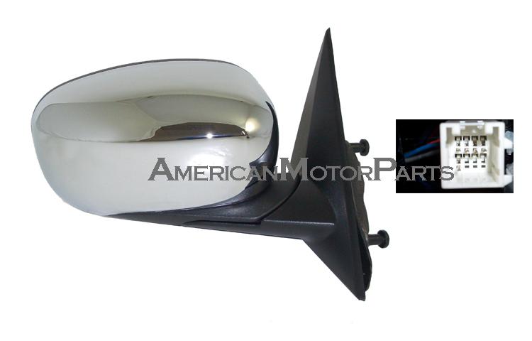 Right replacement power chrome folding heated mirror chrysler 300 dodge charger