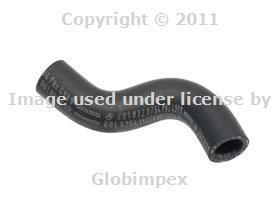 Mercedes w201 heater hose right heat exchanger to water valve genuine new