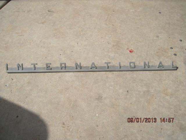 Vintage international ih kb 6 7 8 truck hood emblem 47 48 49