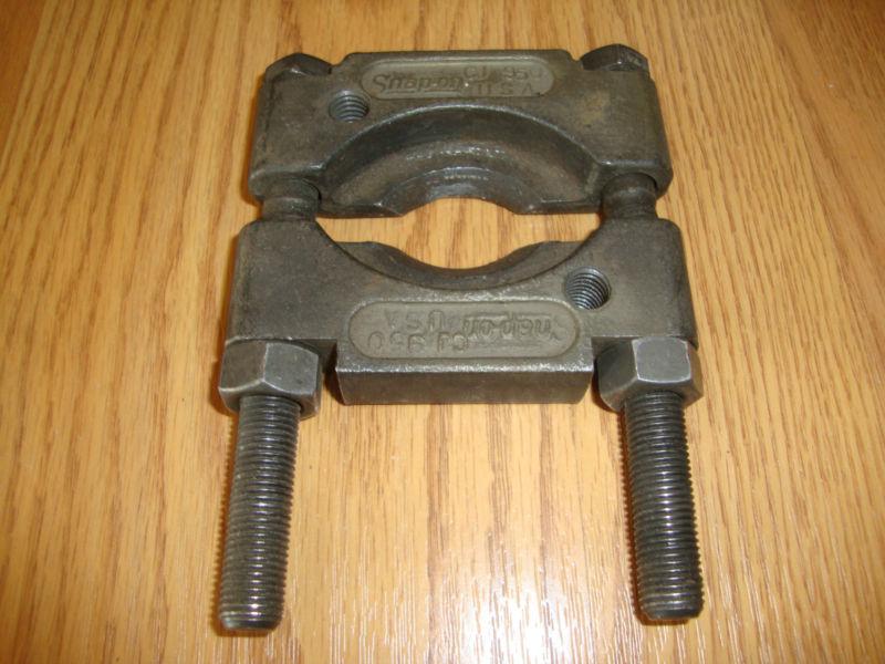Vtg snap-on cj 950 3-1/2" separator splitter, puller, seals, cast steel tools nr