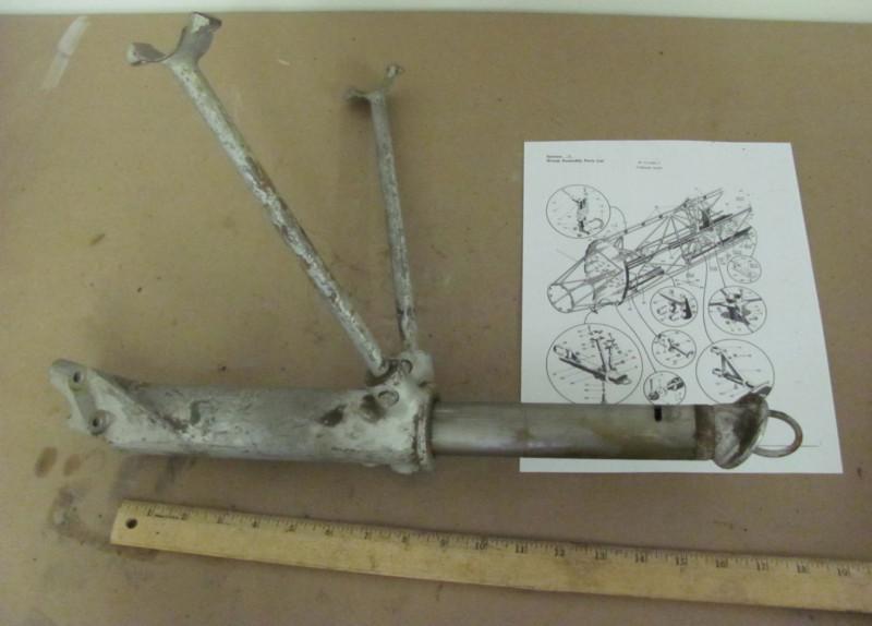 North american t-6 "texan" front fuselage step assembly