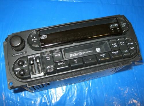 2000-2005 jeep dodge chrysler, cd player / tape / am/fm radio