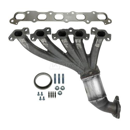 Exhaust manifold catalytic converter assembly for chevy gmc hummer isuzu 3.5l