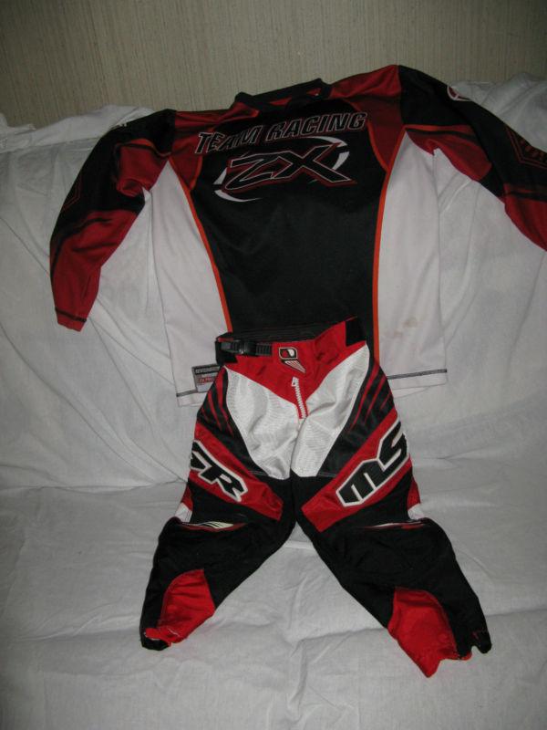 Motorcross youth racing outfit