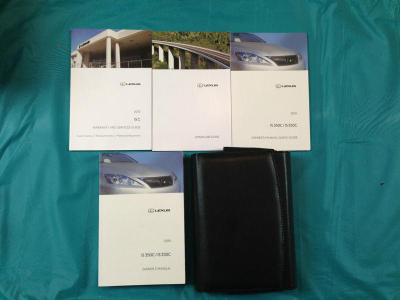  lexus 2010 is250c/is350c owners manual