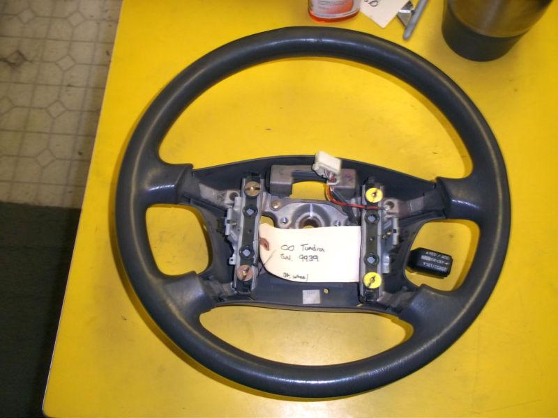 00-02 toyota tundra pickup sr5 oem steering wheel w/ cruise control 45103-0w010