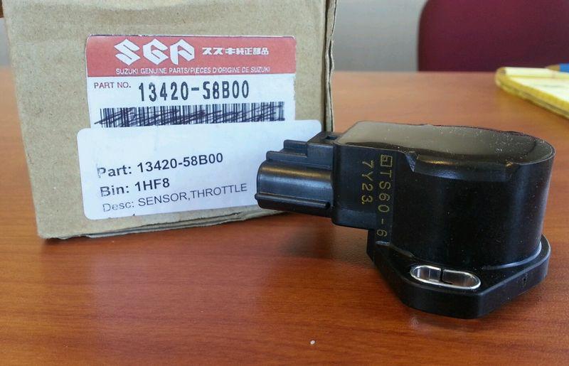 Suzuki genuine new in box oem throttle position sensor tps 13420-58b00 ts60-6  