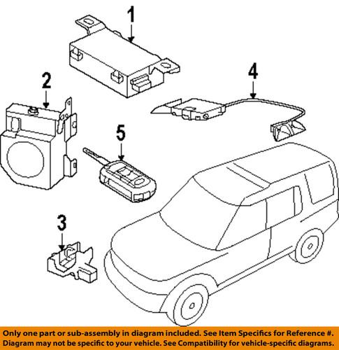 Land rover oem ywc500350 alarm system-sensor