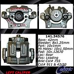 Centric parts 142.34576 rear left rebuilt caliper with pad