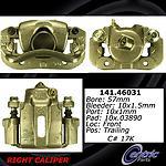 Centric parts 141.46031 front right rebuilt caliper with hardware