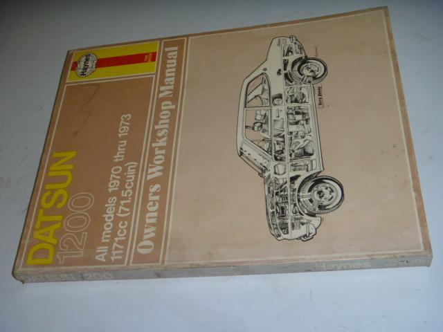 Haynes datsun 1200 repair manual vintage japanese 