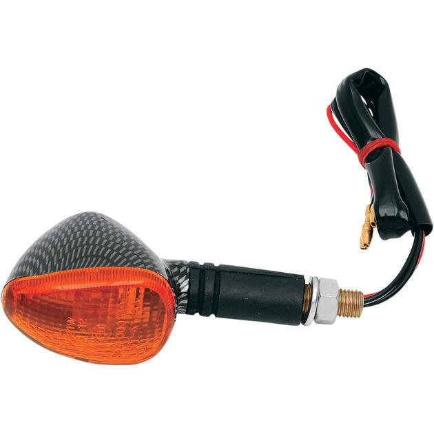 K&s compact flexible marker light single filament carbon amber