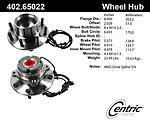 Centric parts 402.65022 front hub assembly