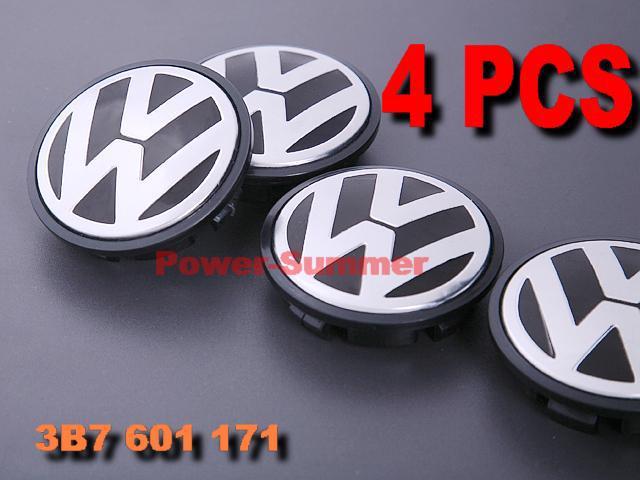 4x caps cover 65mm vw passat bora polo jetta wheel center 3b7601171 real