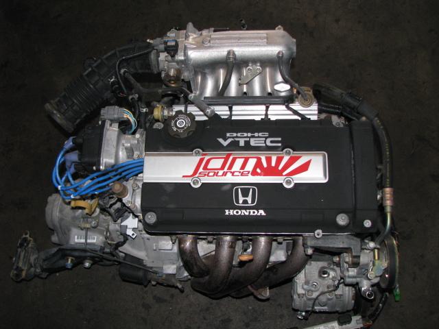 Jdm honda b16a engine dohc vtec sir ek4 civic header obd2a b16a2