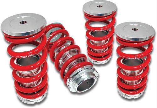 Matrix coil-over springs front/rear for use on honda®/acura® civic/integra kit