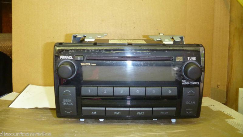 05-06 toyota camry radio single cd player 16860 86120-aa160 *