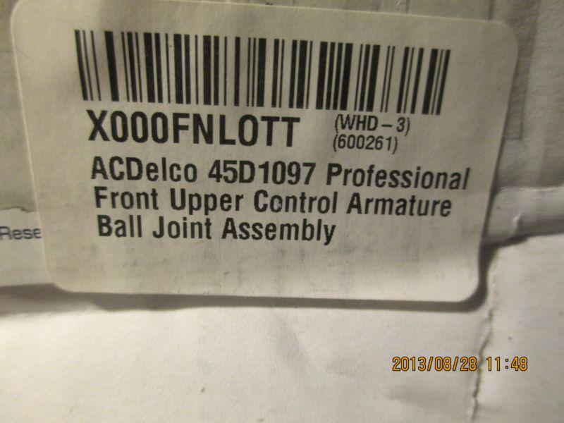 ACDelco 45D1097 professional front upper control armature ball joint assembly , US $29.00, image 11