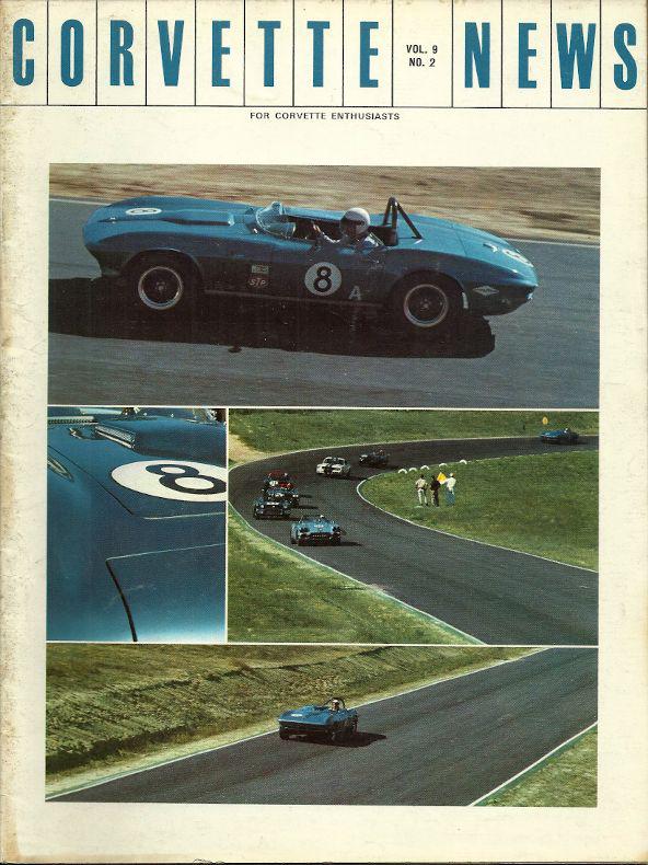 Corvette news volume 9, number 2, 1965 - the corvette owners' magazine