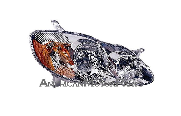 Right passenger side replacement headlight 05-06 toyota corolla - 8111002360