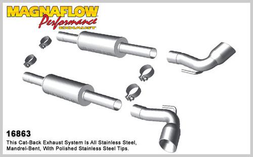 Magnaflow 16863 dodge viper stainless cat-back system performance exhaust