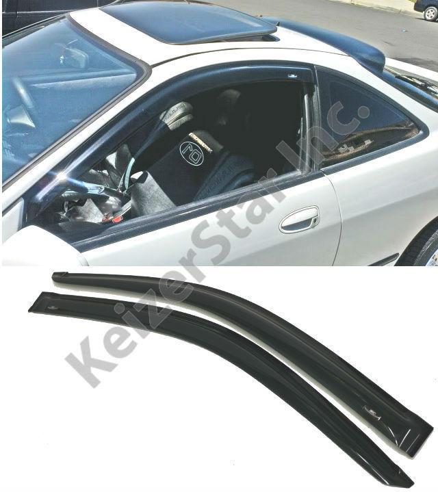 94-01 acura integra hatchback jdm tinted window vent visors / rain guard hic