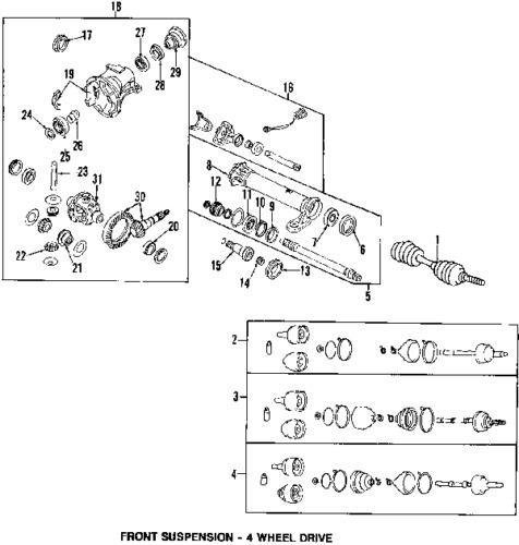 Mazda m0a727238a genuine oem factory original axle seals