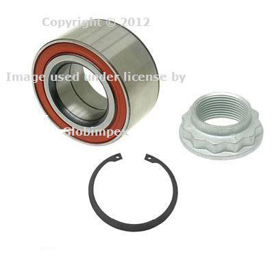 Bmw e36 e38 e46 rear wheel bearing (45x85.05x41mm) nut (27x1.5 mm) clip  3pc kit