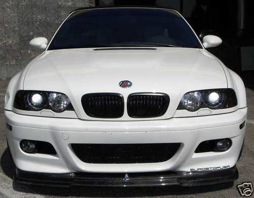   bmw e46 m3 front cup lip spoiler dtmfiberwerkz carbon